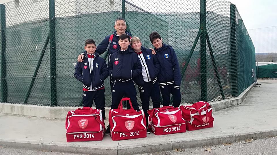Allenamento a Perugia dei bimbi del PSG
